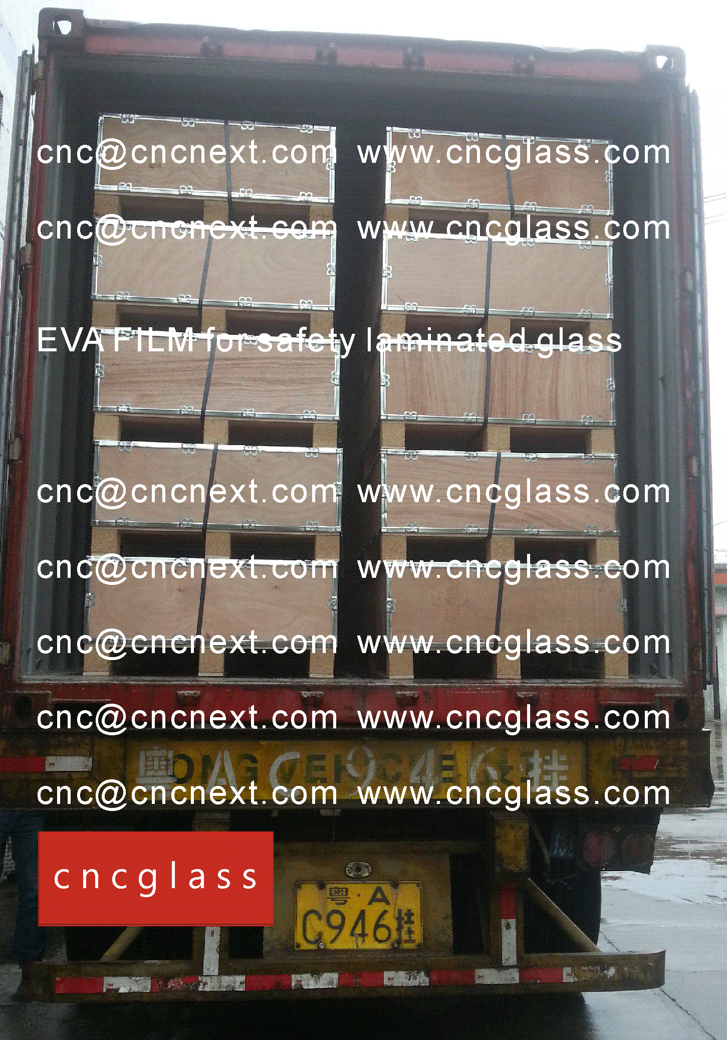 02 EVALAM INATING FILM LOADING CONTAINER (SAFETY LAMINATED GLASS)