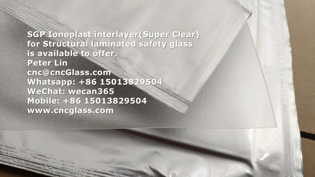 SGP Ionoplast interlayer(Super Clear) for Structural laminated safety ...